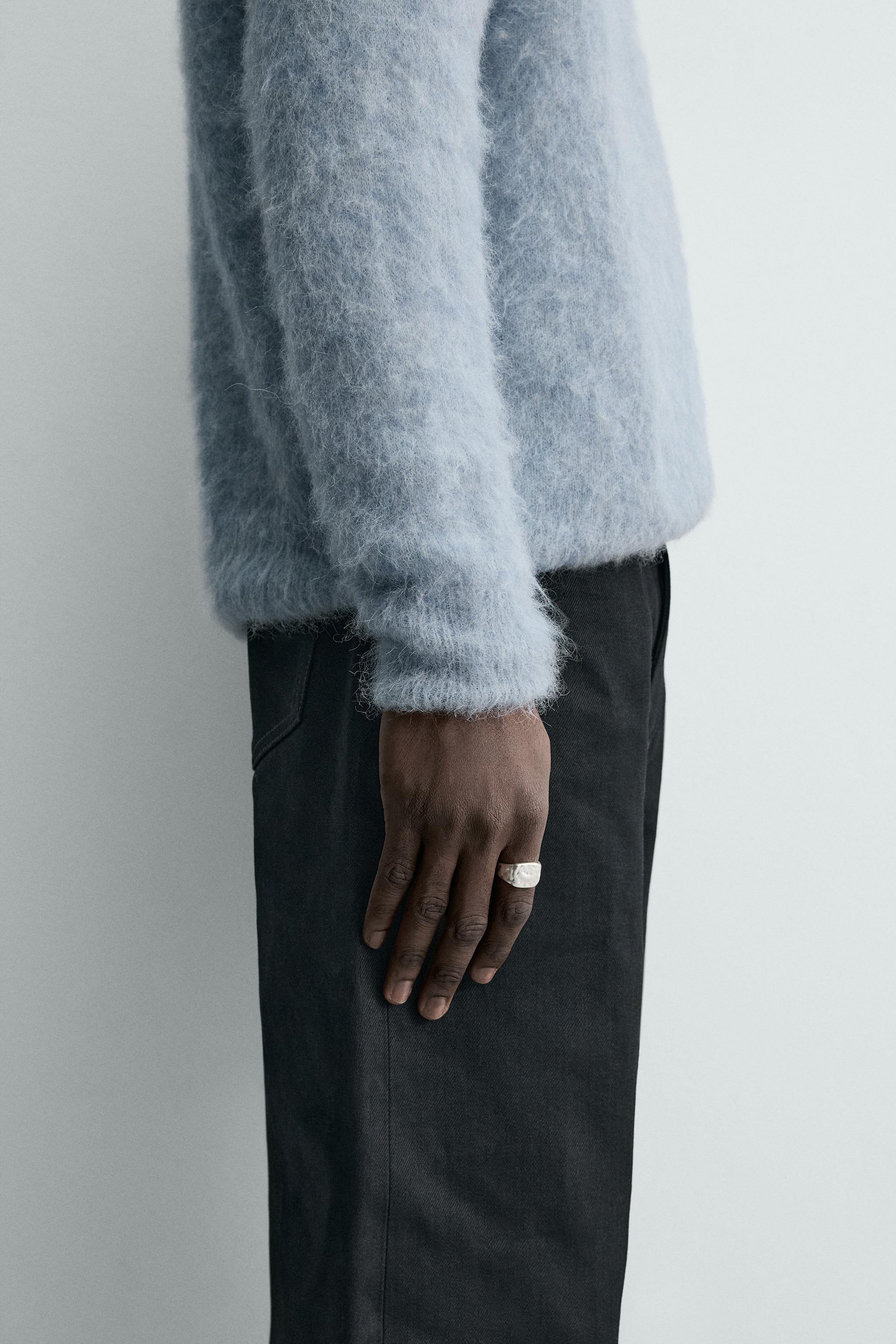 BAGUE CHEVALIÈRE IRRÉGULIÈRE MATE